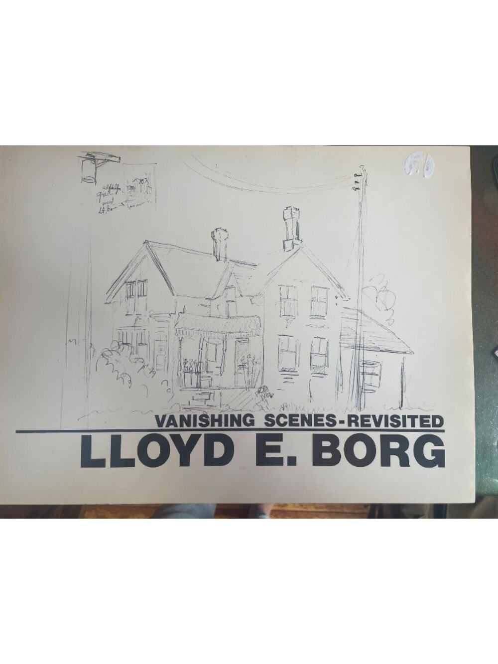 Vanishing Scenes Revisited By Lloyd Borg 1975 Vintage Art Book Of Rural Landscap
